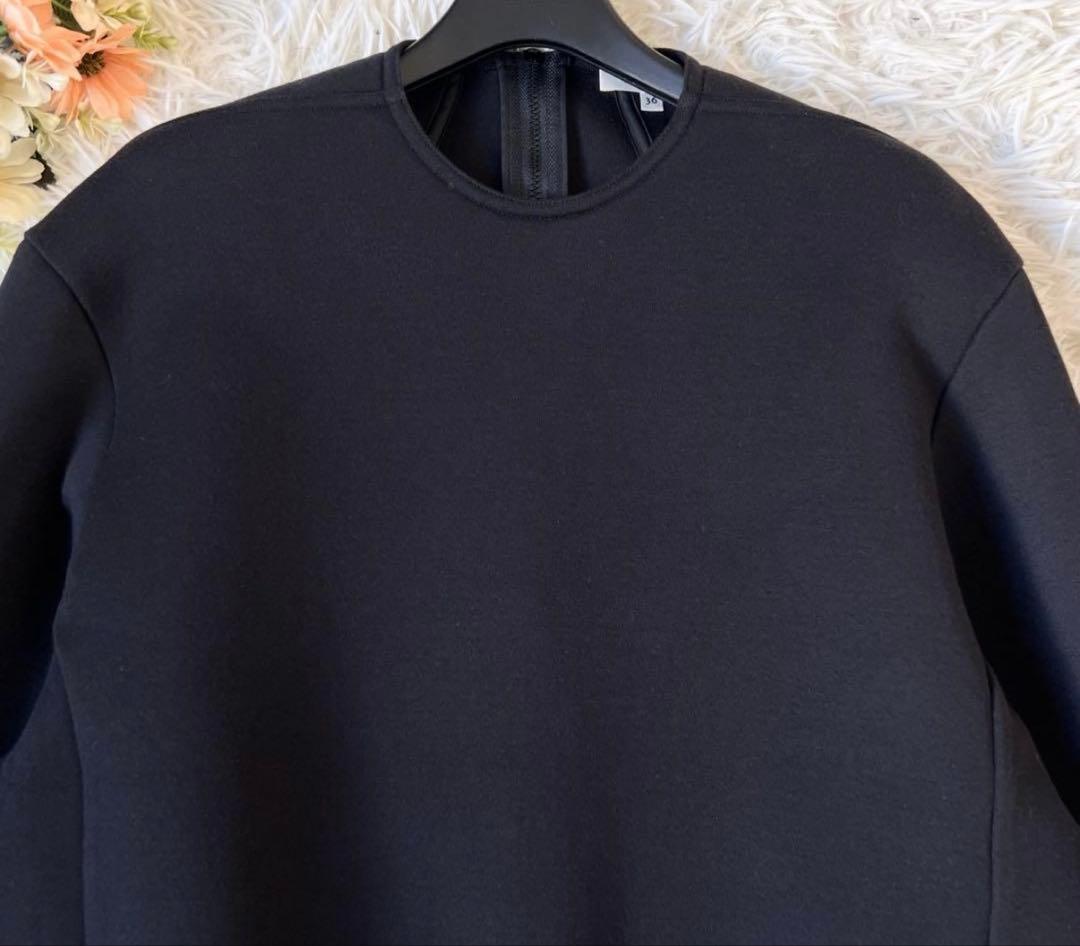 【美品❣️】BLAMINK ブラミンク ロゴ パッチ ブラック スウェット