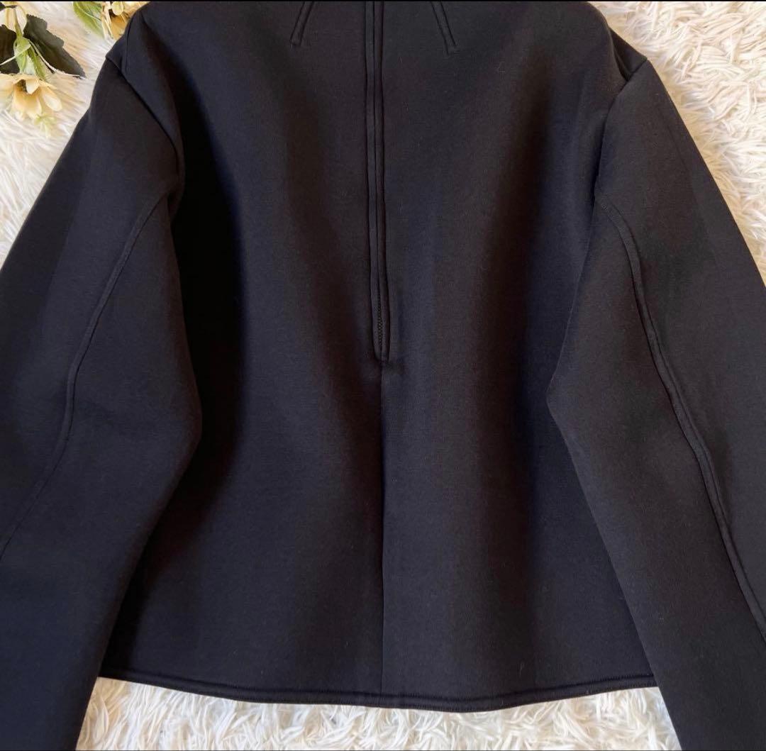 【美品❣️】BLAMINK ブラミンク ロゴ パッチ ブラック スウェット