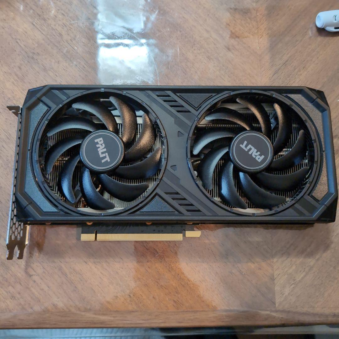 グラフィックボード・グラボ・ビデオカード Palit GeForce RTX 4060 Ti dual8GB