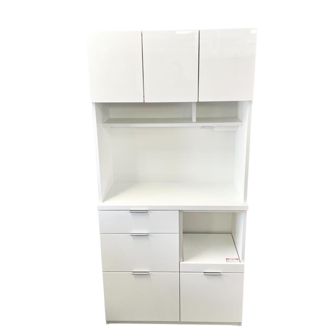 nitori キッチンボード(エトナ90KB WH/SI)