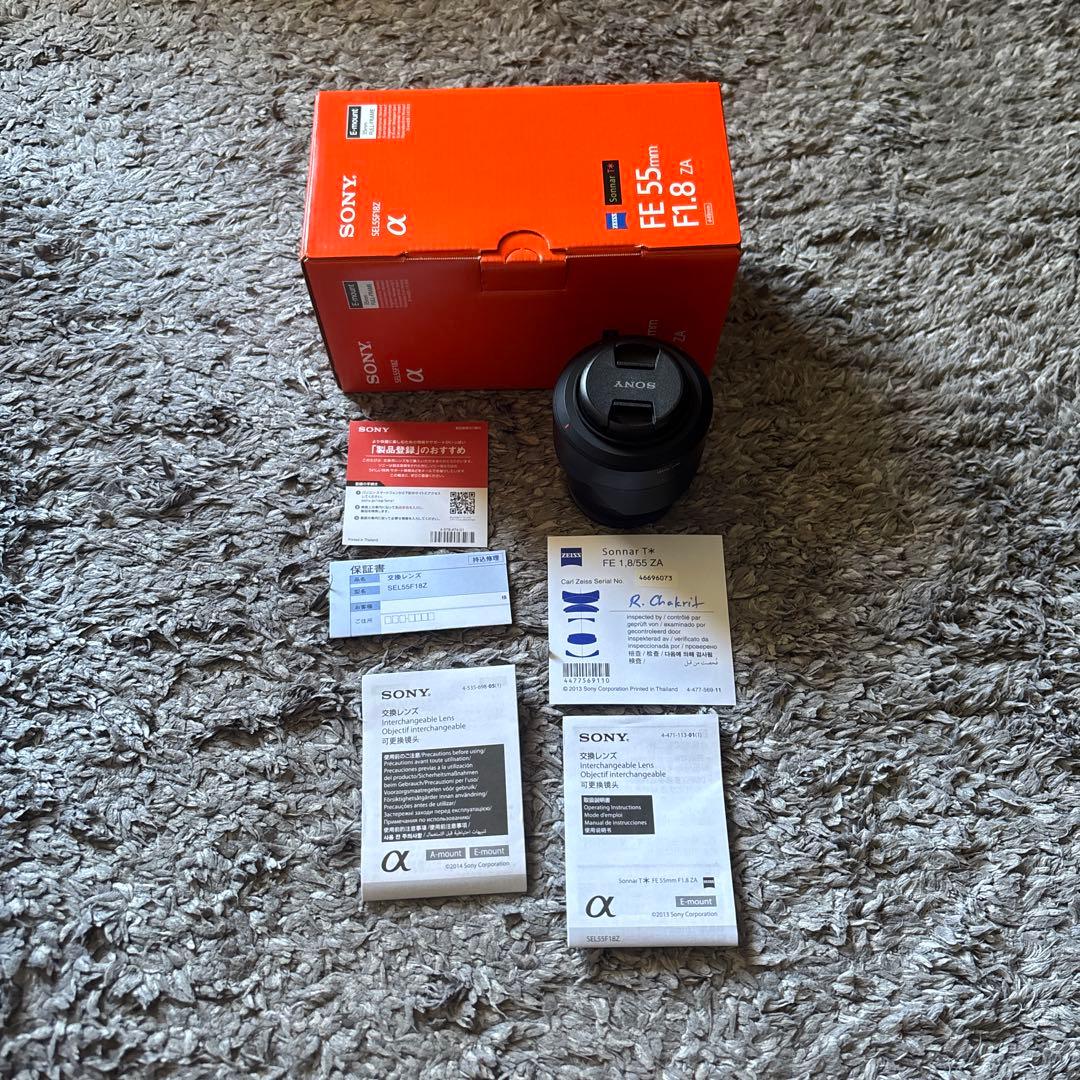 SONY FE 55mm F1.8 ZA 単焦点レンズ　SEL55F18Z