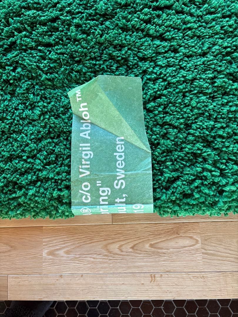 WET GRASS ラグ Virgil Abloh デザイン　IKEA