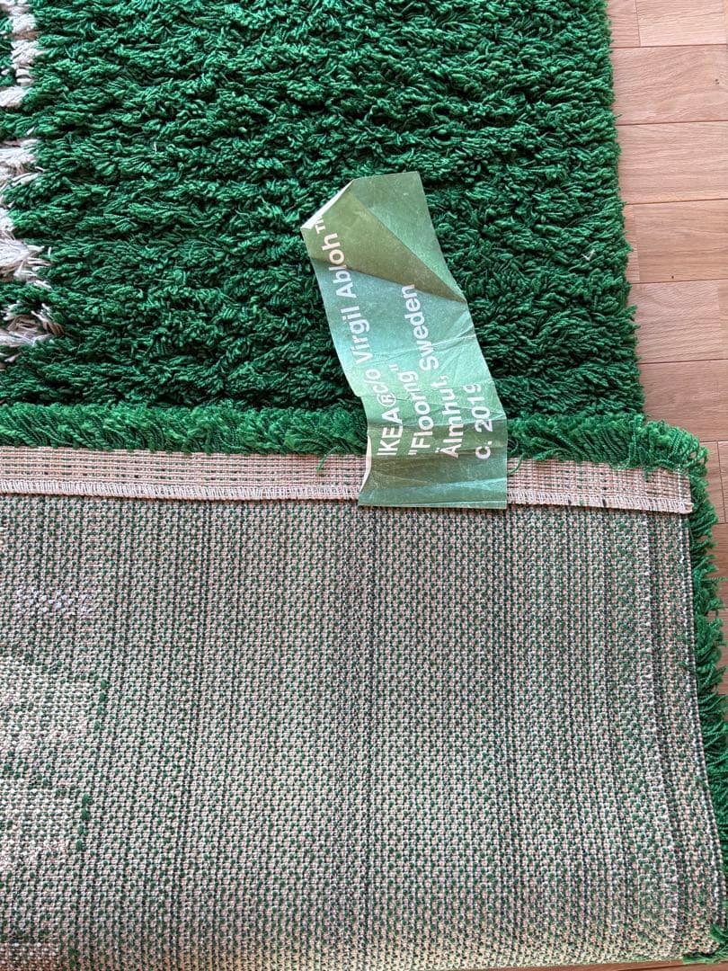 WET GRASS ラグ Virgil Abloh デザイン　IKEA