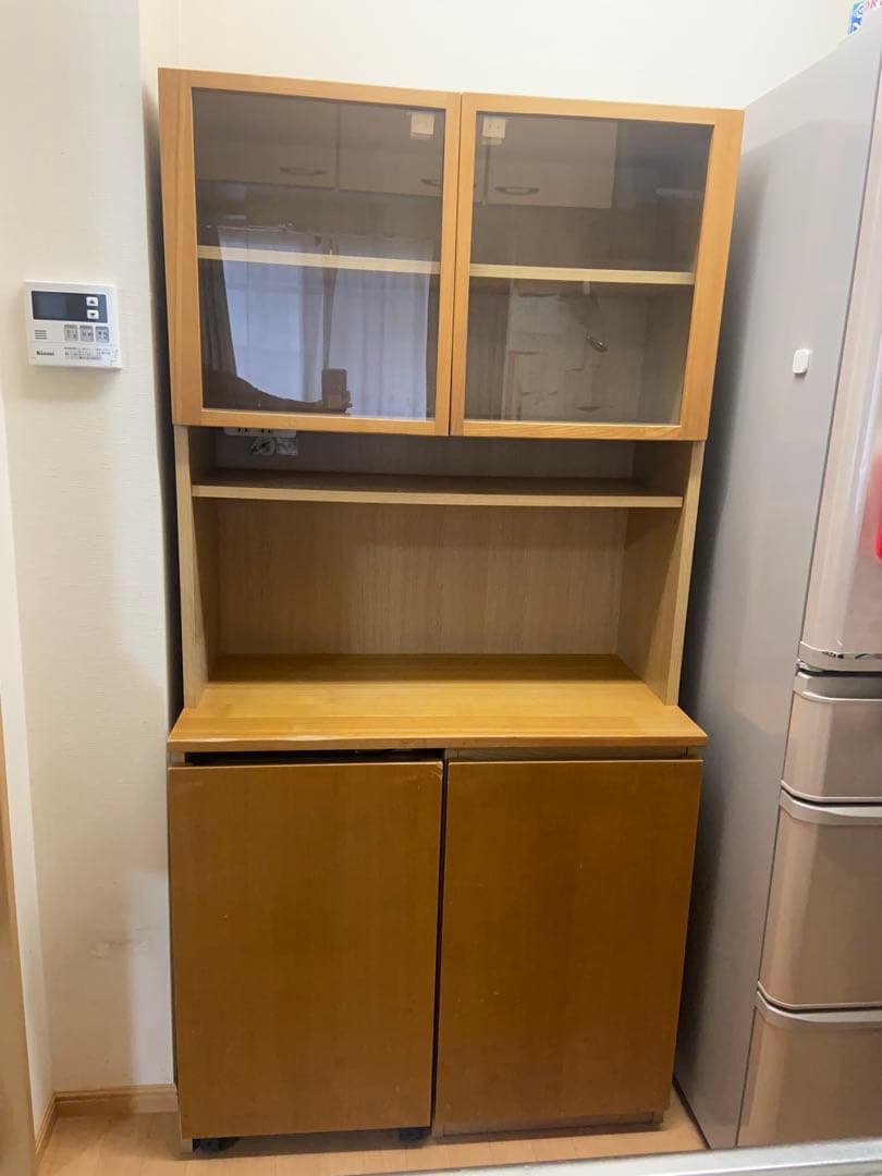 無印良品 食器棚 ★ 送料込み★木製カップボード