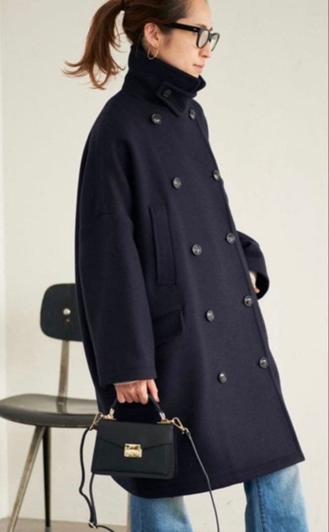 Framework ネイビー ピーコート サイズ38