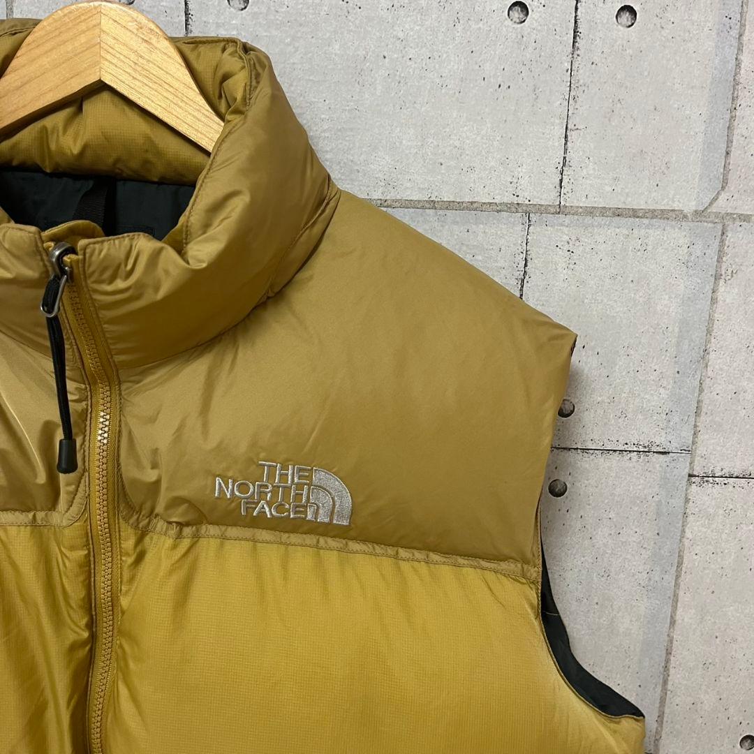 ↓値下げ中¥98000【希少】センターロゴ　ノースフェイス　ダウンベスト　XXL