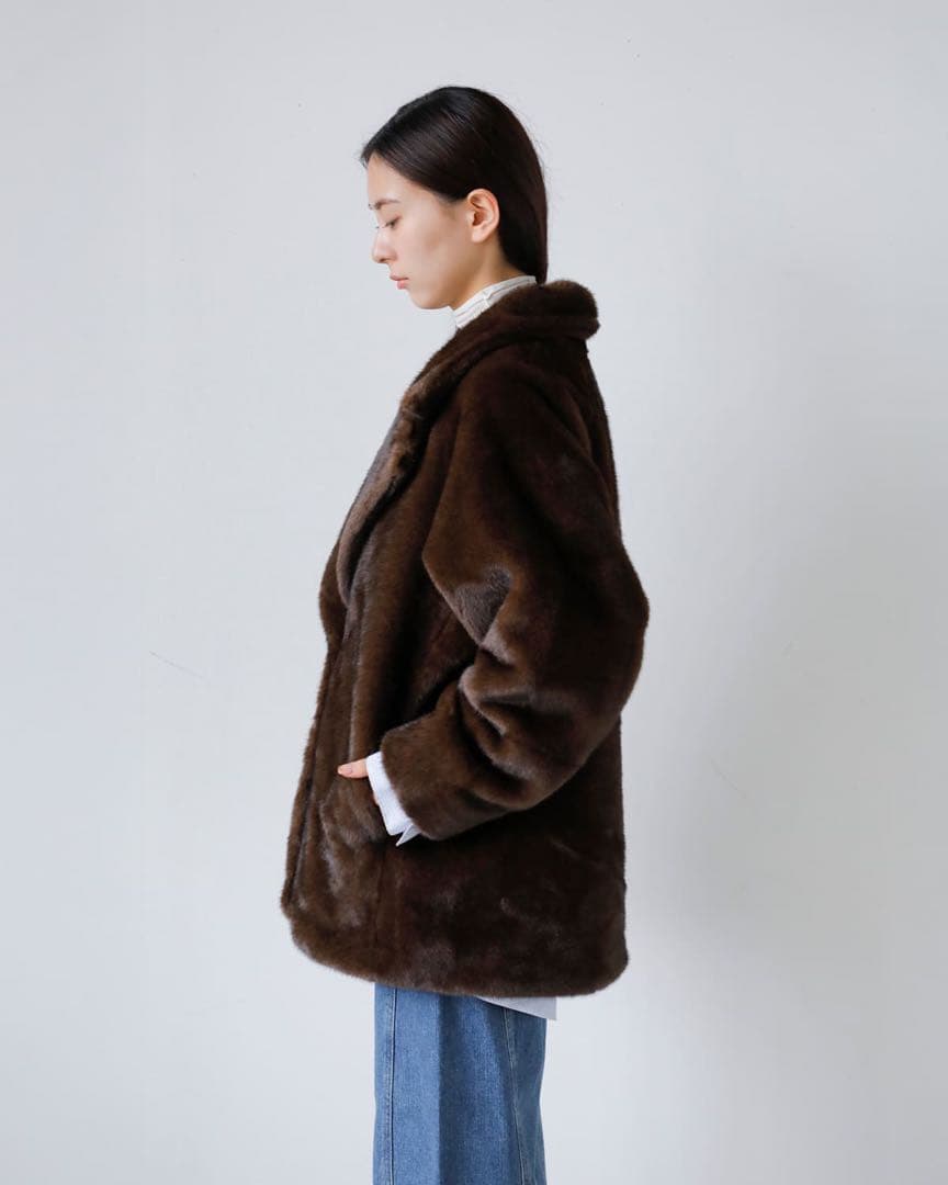 ジャケット・アウター anuke Eco Minkfur Jacket 36