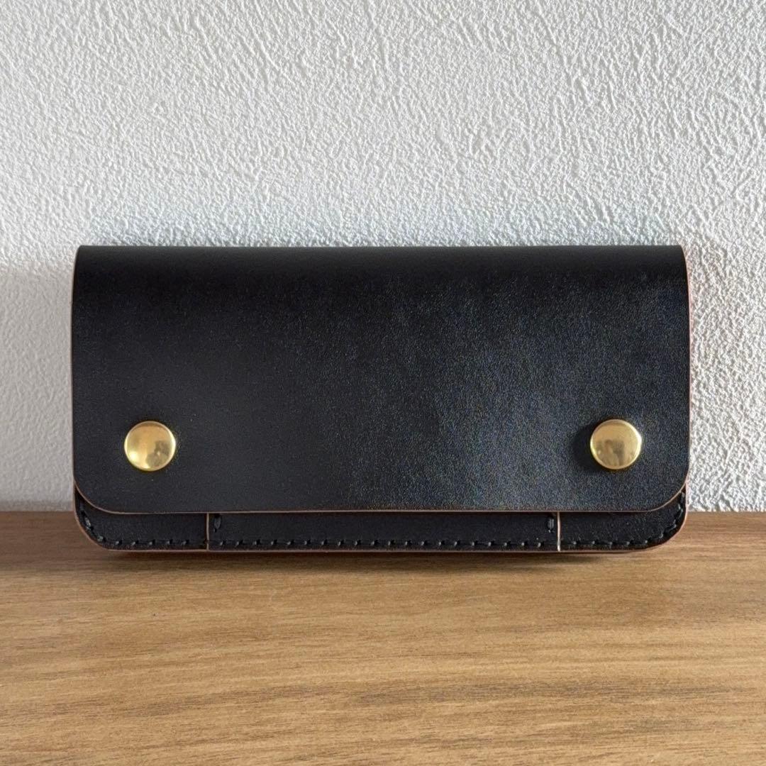 栃木レザー 茶芯 トラッカーウォレット 42talon