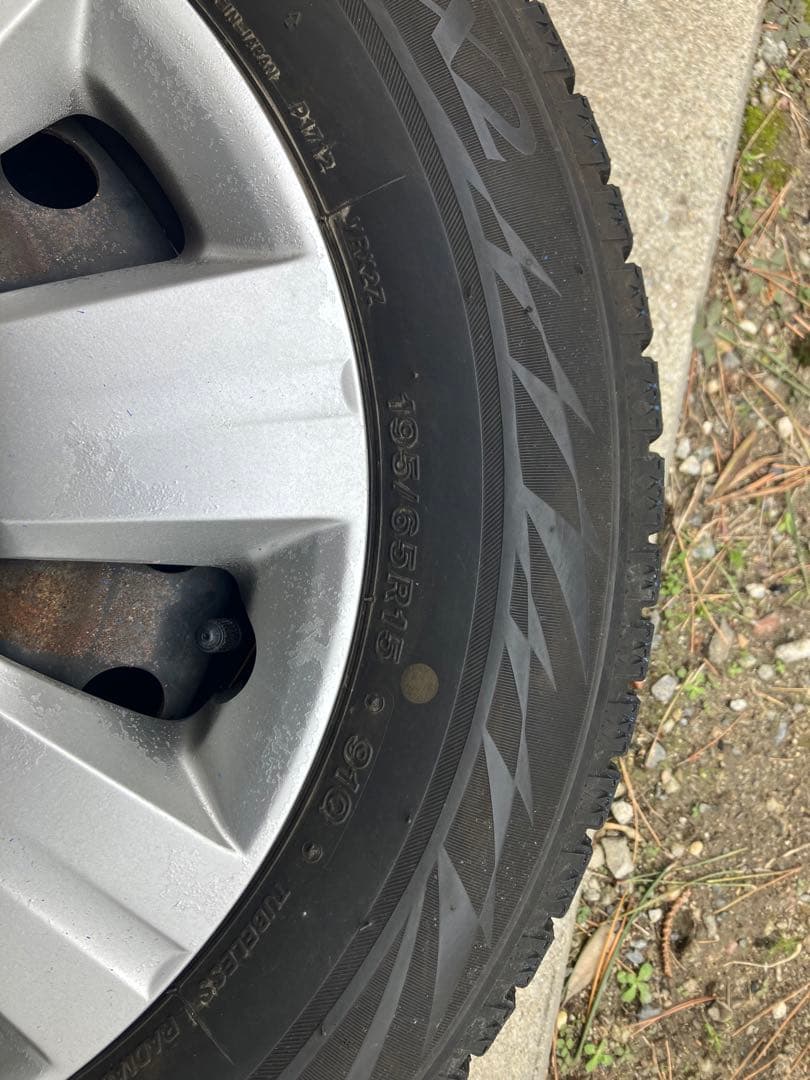 ブリザックvrx2 ホンダ 純正15インチ ホイールスタッドレスタイヤ4本セット