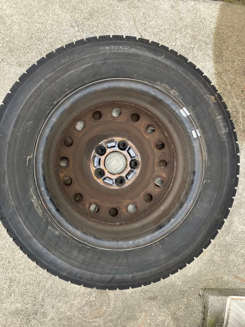 ブリザックvrx2 ホンダ 純正15インチ ホイールスタッドレスタイヤ4本セット