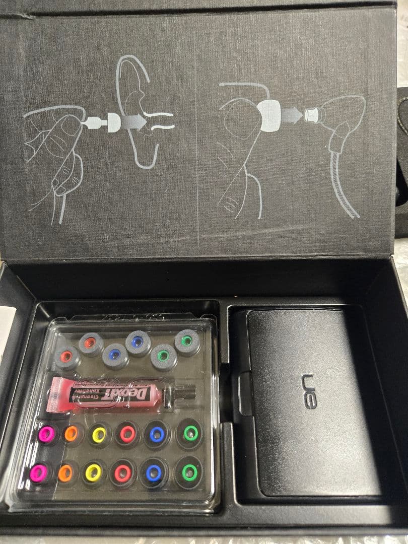 【整備済】UE900s 新品Knowlesダンパー 希少純正黒ケーブル 付属品