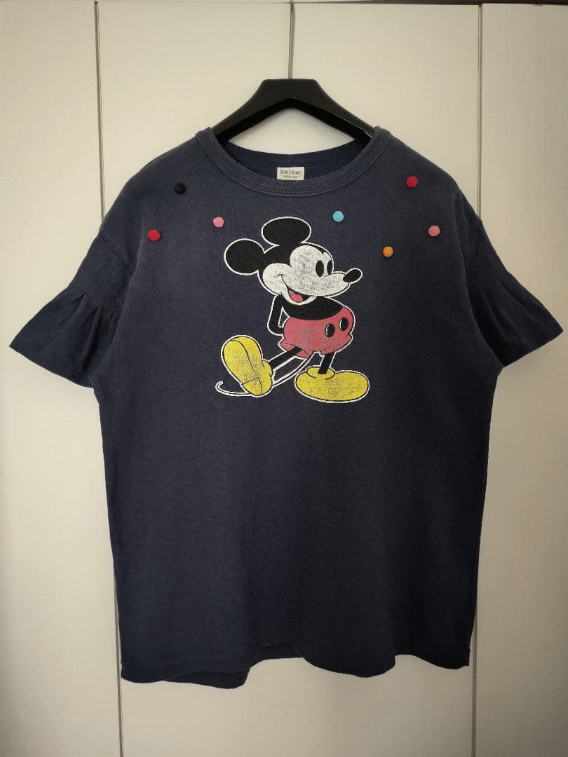 未使用★デニム&ダンガリー01 フリル袖 大き目 ゴートゥーハリウッド FITH