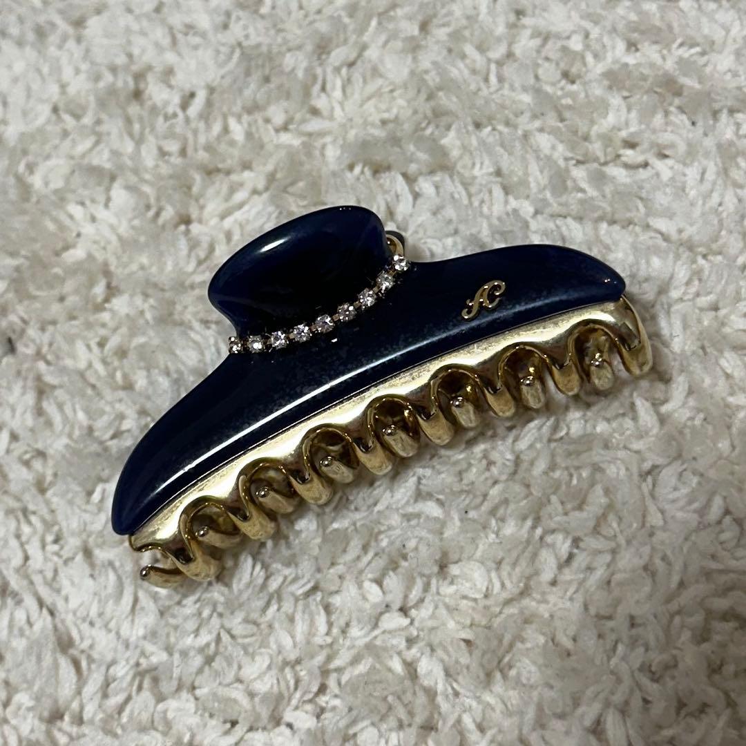 ★acca★ ニューコラーナ ビジュー付きネイビーゴールド