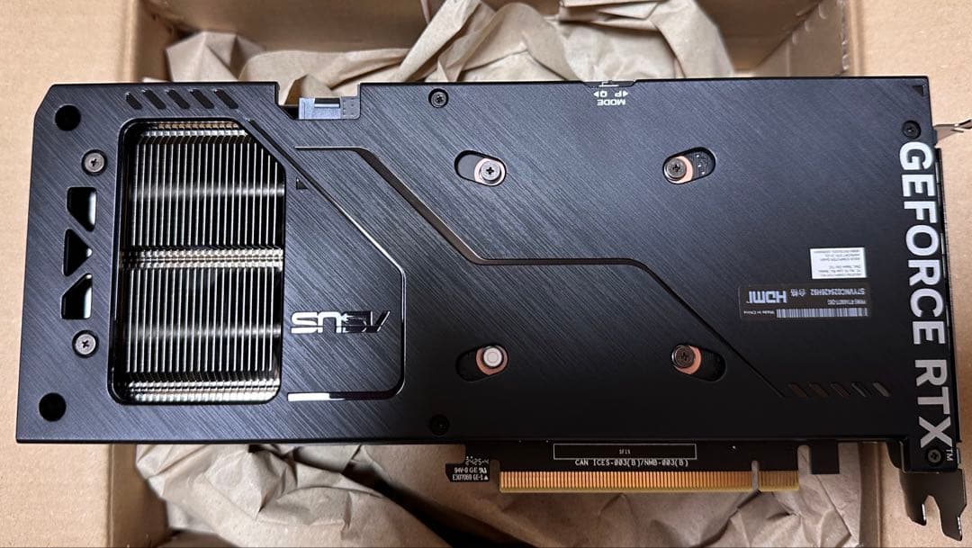 ASUS GeForce RTX 4060ti 8GB 箱なし