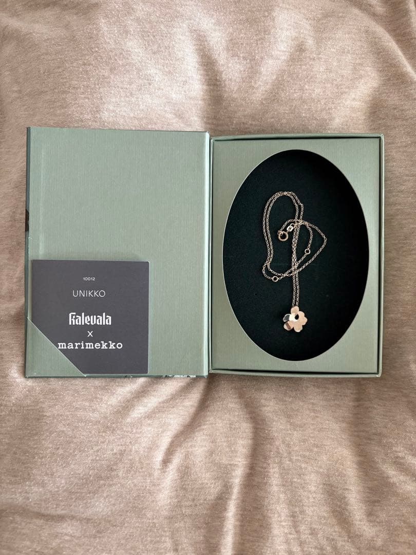 美品◎Kalevala × marimekko ウニッコミニペンダント シルバー