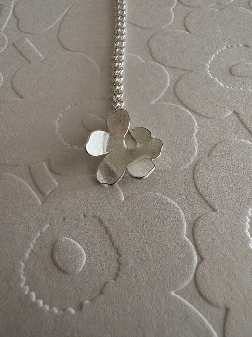 美品◎Kalevala × marimekko ウニッコミニペンダント シルバー