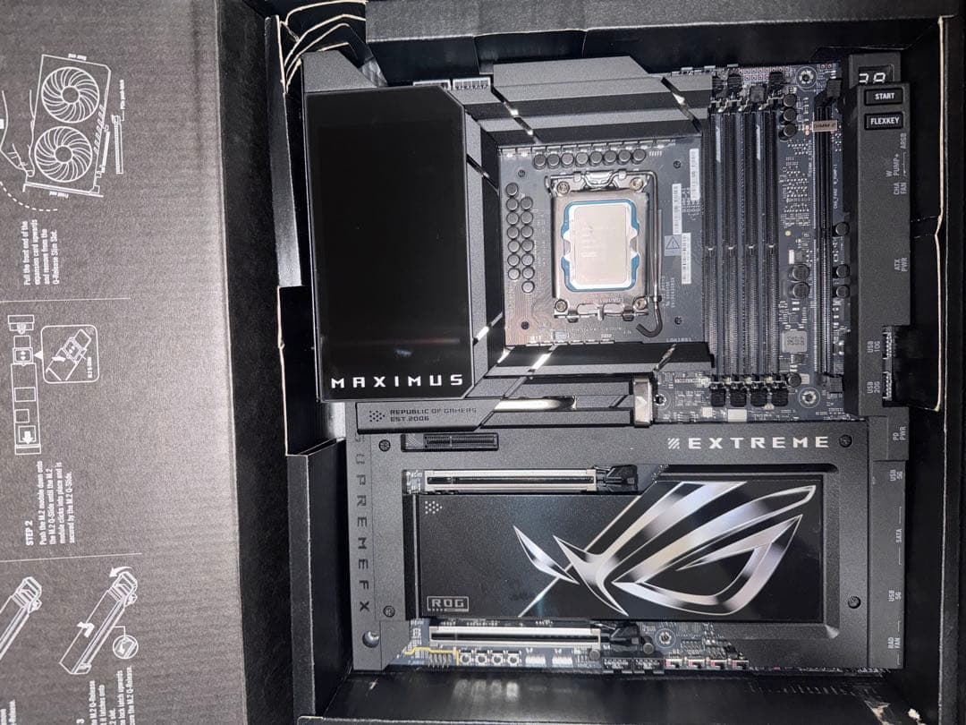 その他 Z890 Extreme + Ultra7 265k + Rog Ryuo IV