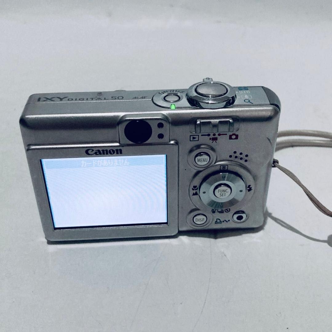 動作品 Canon IXY DIGITAL 50 シルバー キヤノン デジカメ