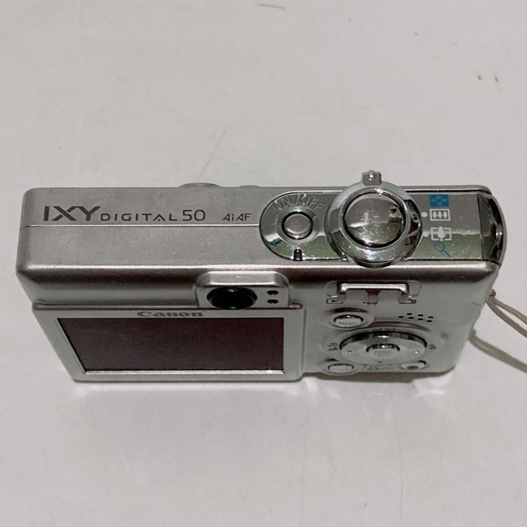 動作品 Canon IXY DIGITAL 50 シルバー キヤノン デジカメ