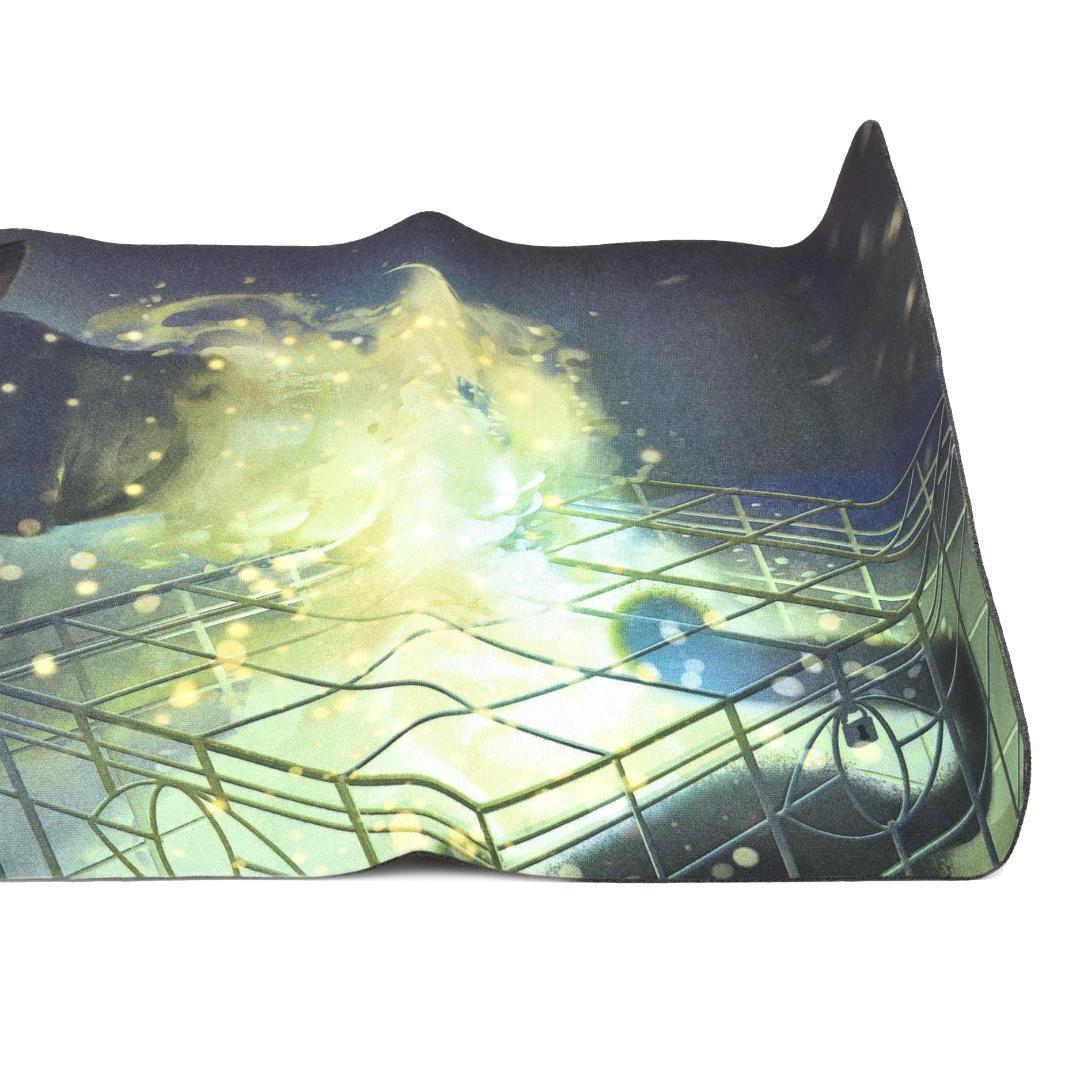 遊戯王 プレイマット ハーフサイズ 量子猫 公式 英語版 バトルパック3 新品