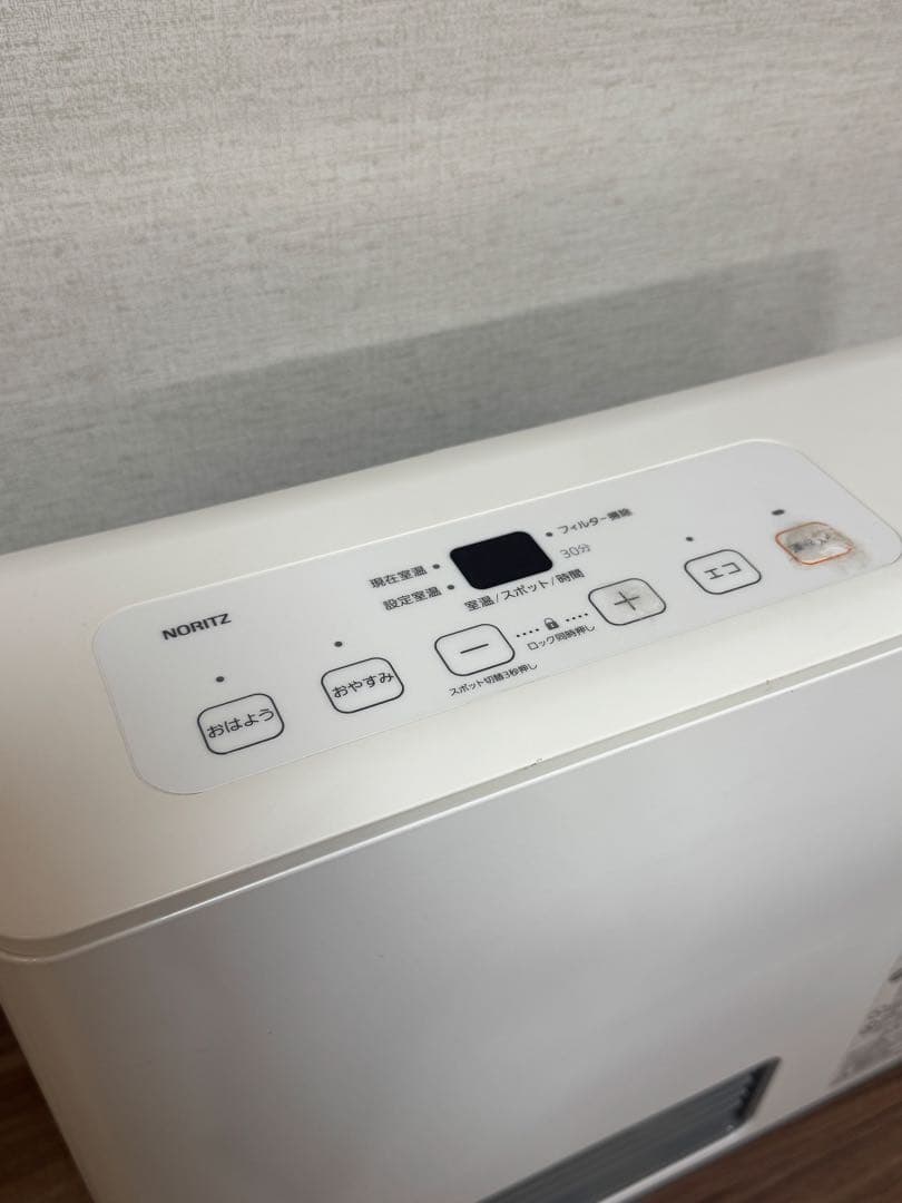 NORITZ ガスファンヒーター 都市ガス GFH-2405S-W5 2019年