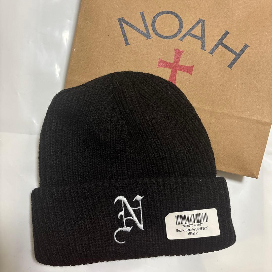 NOAH ビーニー　ニット帽　ブラック
