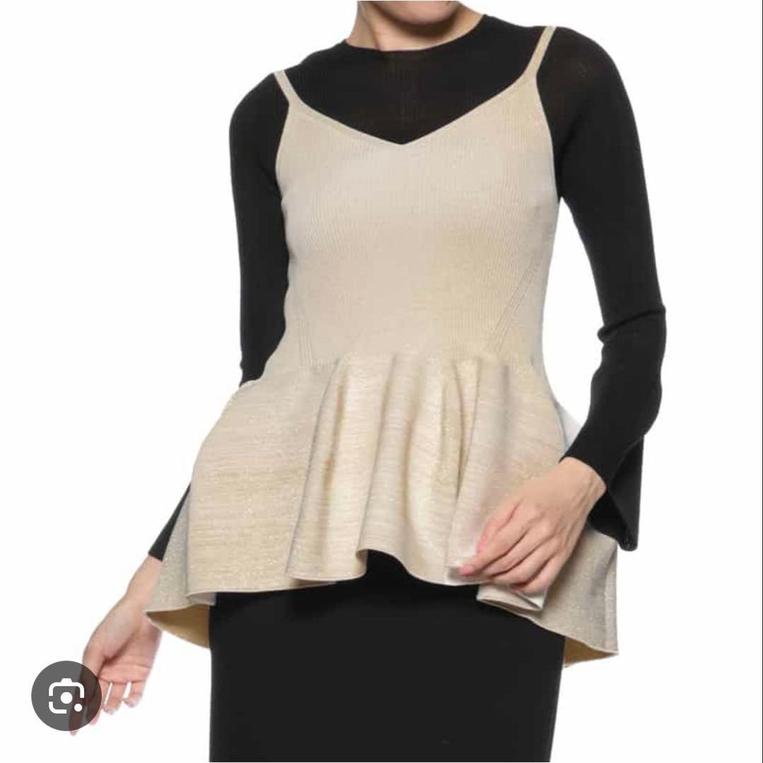 極美品 POTTERY GLITTER CAMISOLE TOP