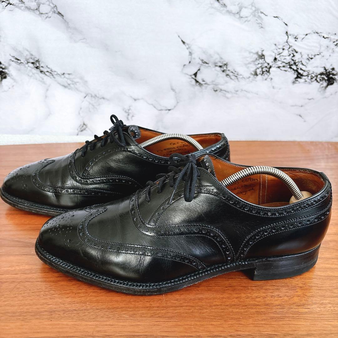 Church's チャーチ ウイングチップ メダリオン 黒　90F