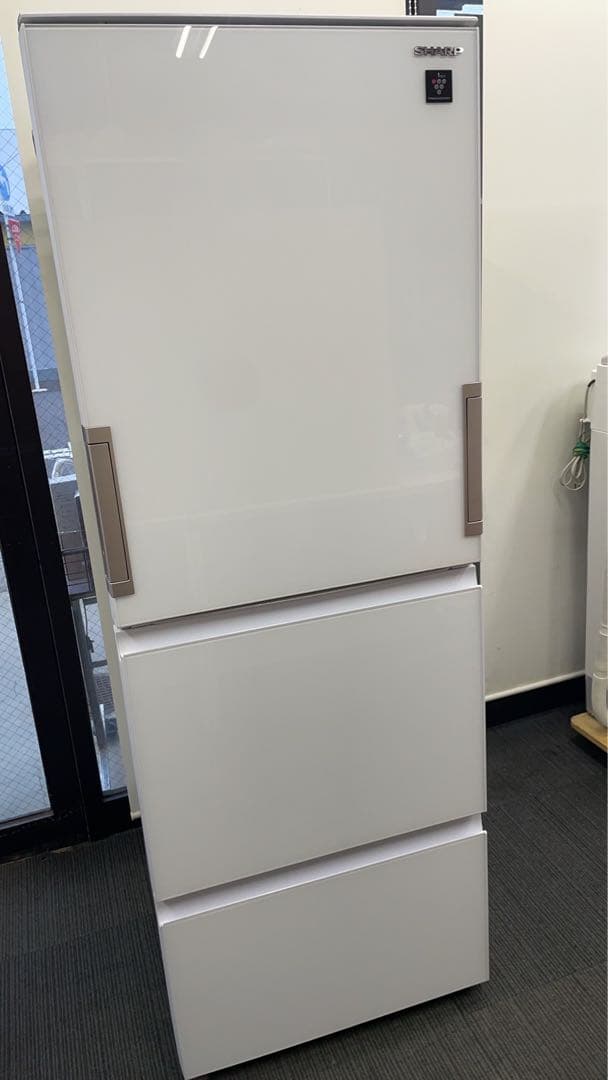 ★人気の左右開きシャープ 3ドア冷蔵庫 SJ-GW35G 350L 2021年製