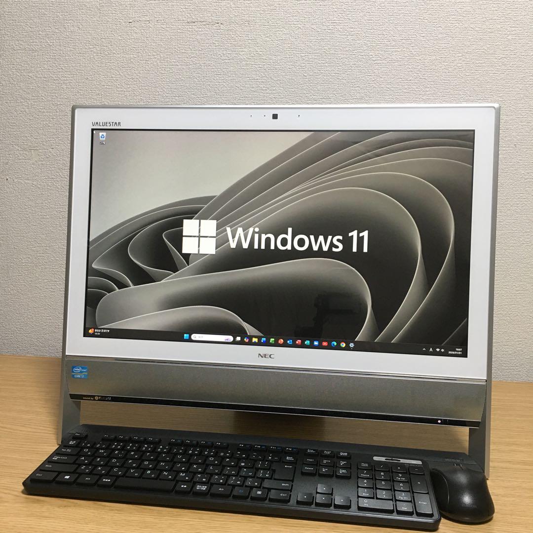 Win11 NEC VALUESTAR 最強i7 一体型 デスクトップPC