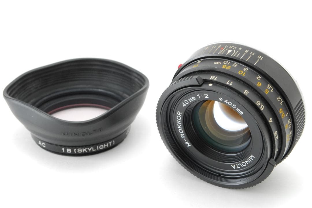 美品 後期型 Minolta M-ROKKOR 40mm f/2 #304