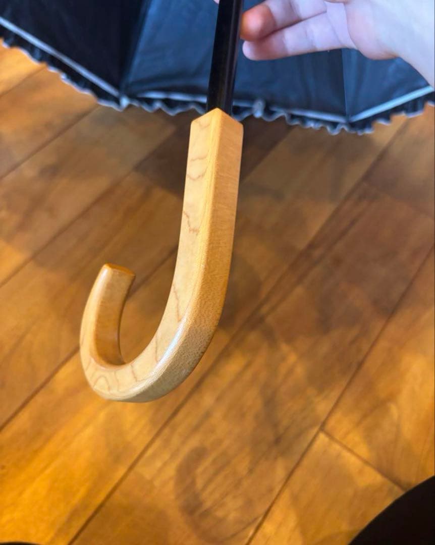 サンバリア100 折り畳み日傘　二段折　フリル