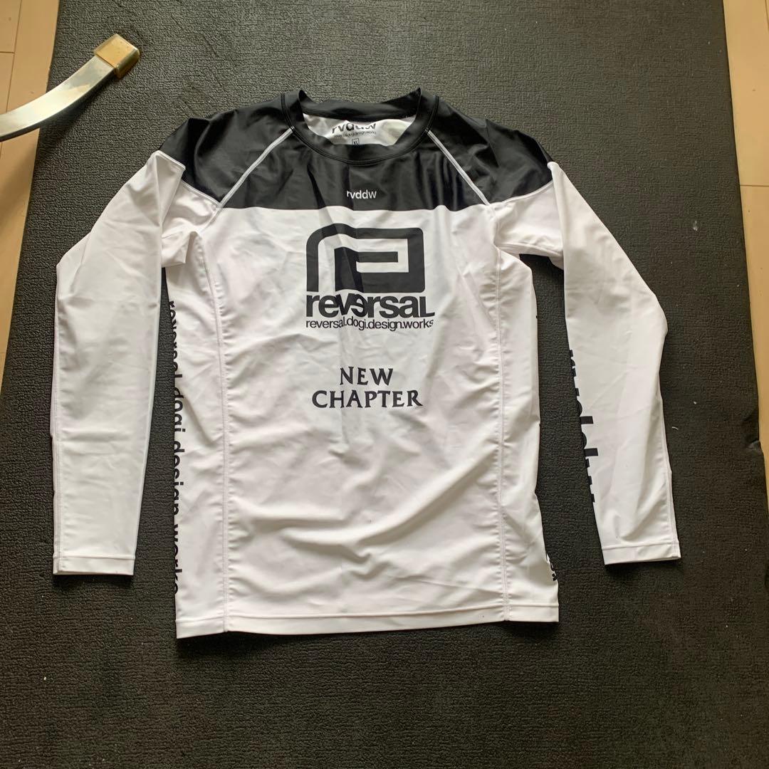 reversal NEW CHAPTE. ラッシュガード　XL ラグビーシャツM
