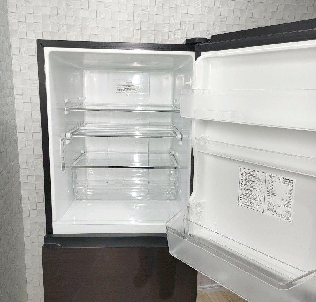 ★美品★ガラスドア★282L★2018年Hisense★3ドア冷蔵庫