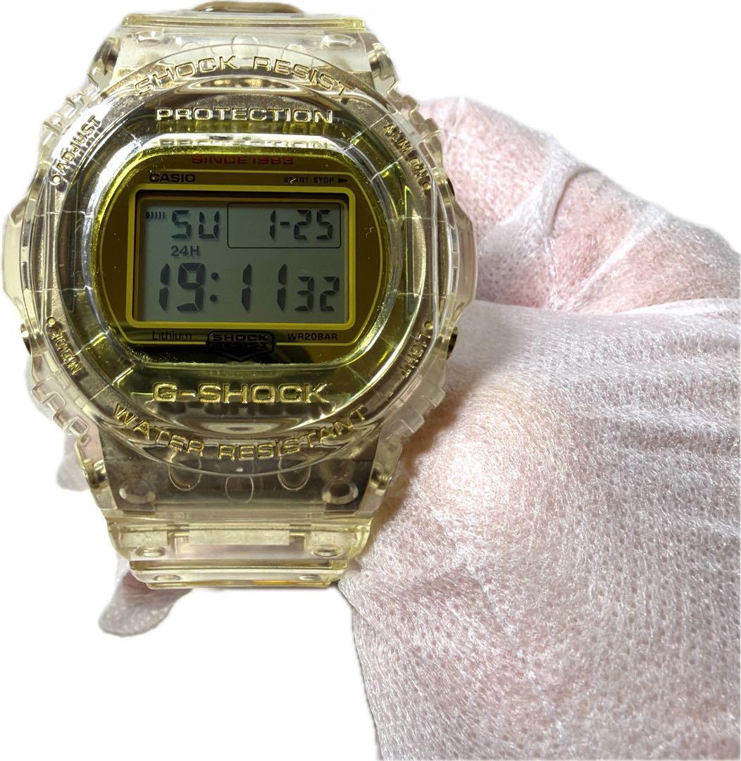 【限定】G-SHOCK 35周年記念 グレイシアゴールド DW-5735E