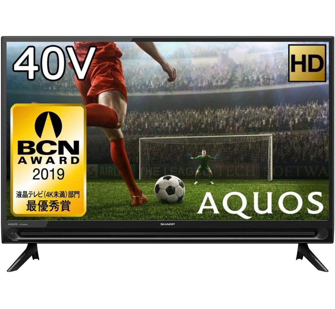 シャープ 液晶テレビ 2018年製造　AQUOS 40V型 2T-C40AC2