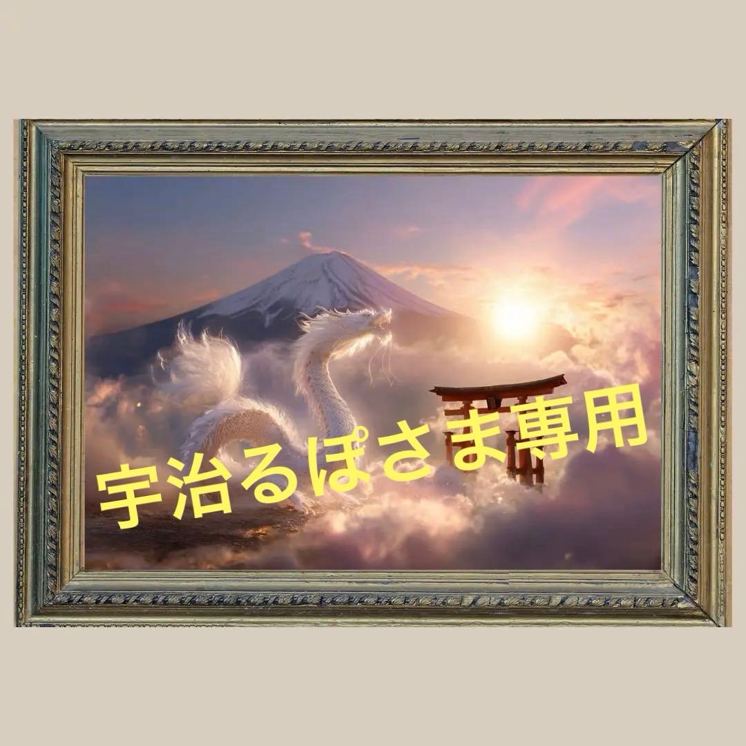 A2✨白龍と富士山 ✨ No. 10 虹の不死鳥No.5 【 宇治るぽさま専用】