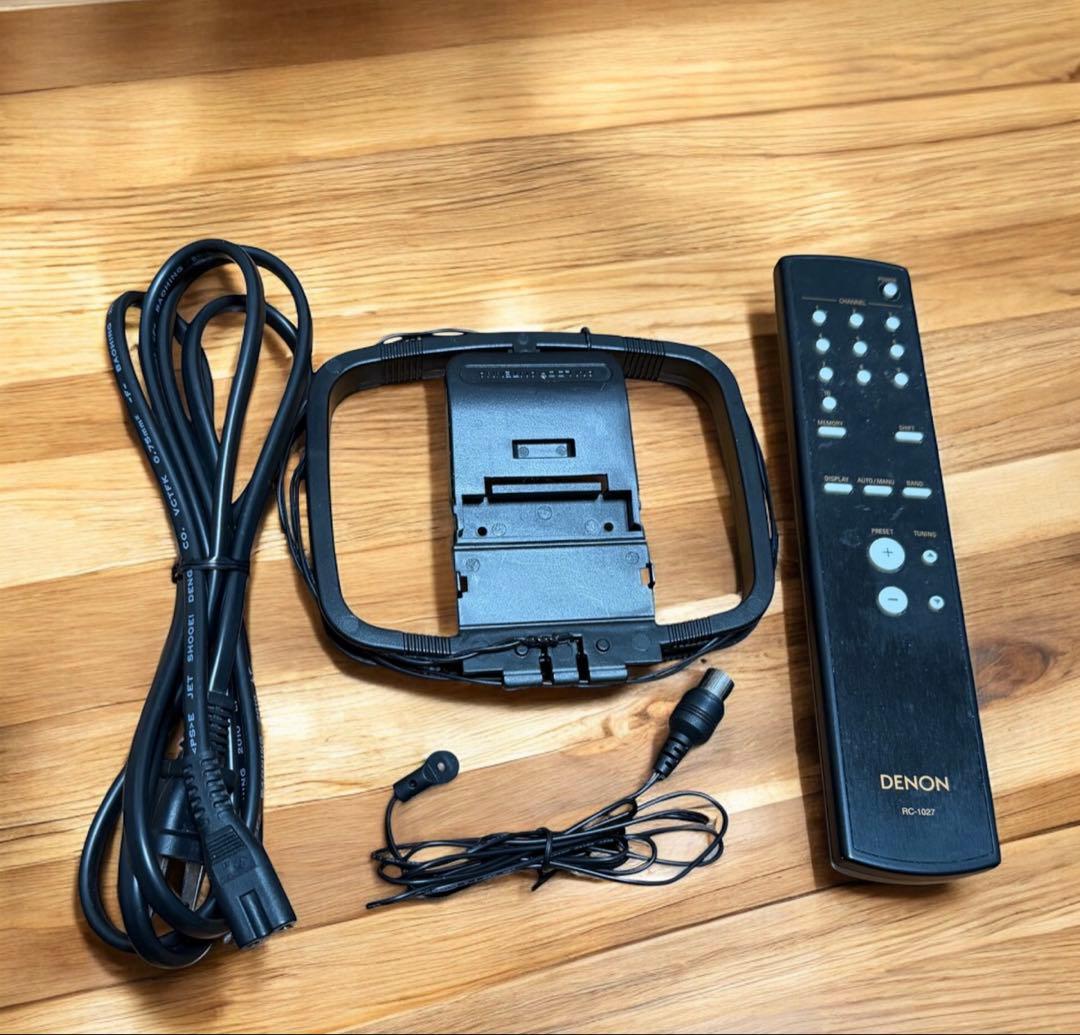DENON チューナー TU-1500AE ブラック美品 リモコン 取説付き