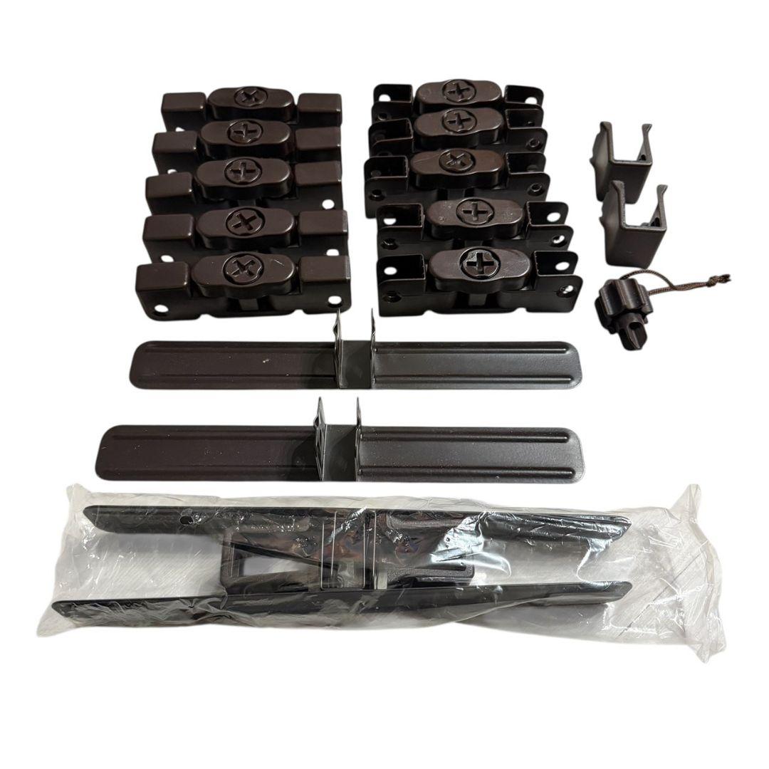 【日本育児】 木製 パーテーション FLEX-W 400 ブラウン ベビーゲート