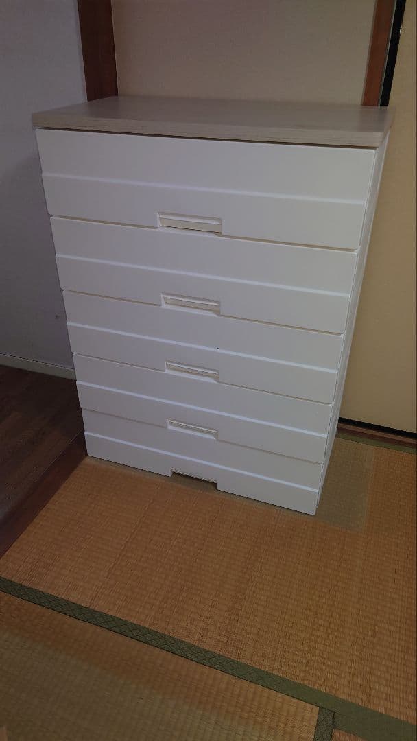 【Uru shop】【新品】ニトリ　フィッツプラスEZY 幅75cm 5段