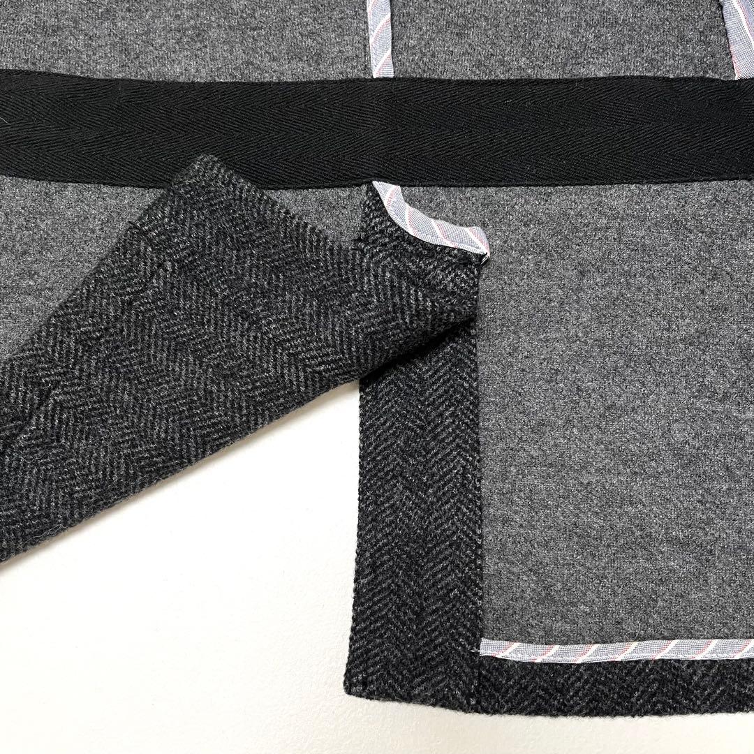 【美品】Ralph Lauren/ヘリンボーン/上質圧縮ウールニット(S)