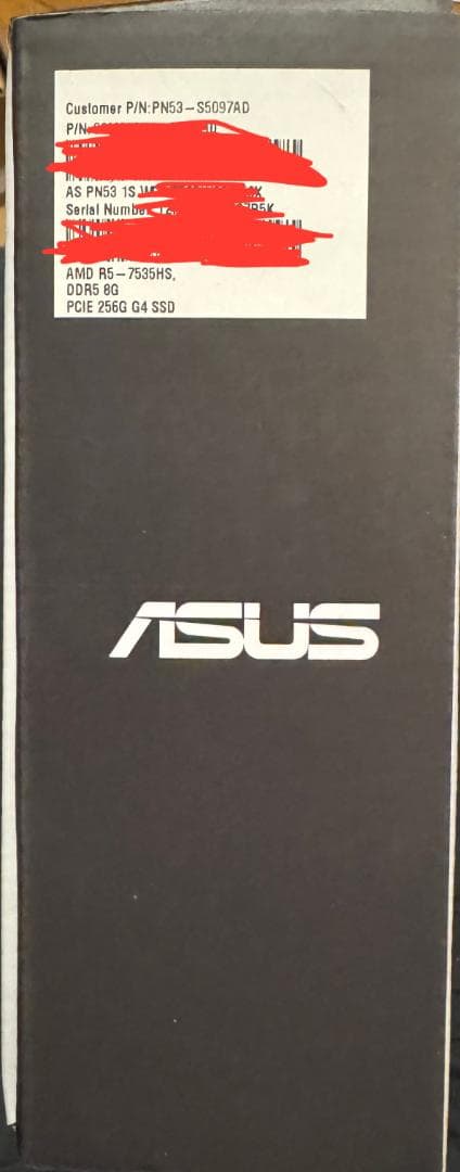 【美品】ASUS ミニPC Ryzen5 8GB