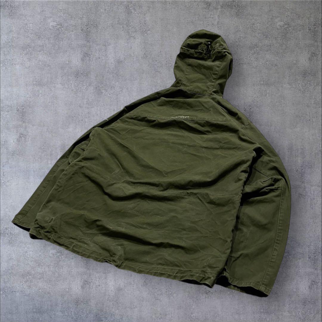 bond555vintage コットンアノラックパーカー 軍モノ オリーブ