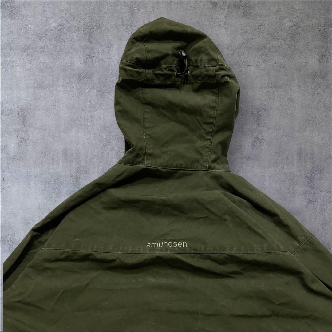 bond555vintage コットンアノラックパーカー 軍モノ オリーブ