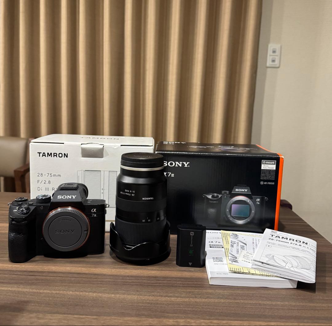 SONY α7III と TAMRON 28-75 F2.8のセット