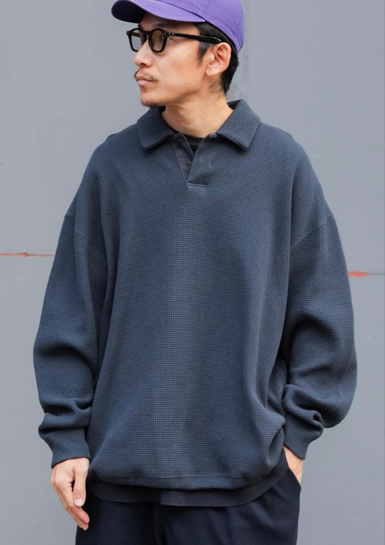 WIDE DAD Dad TECH ポロプルオーバー