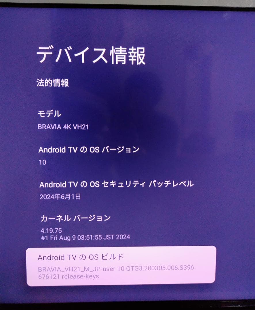 テレビ SONY BRAVIA XRJ-55X90K