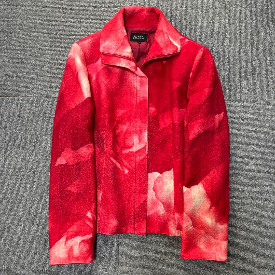 RITSUKO SHIRAHAMA 花柄 比翼ジャケット アーカイブ 90s