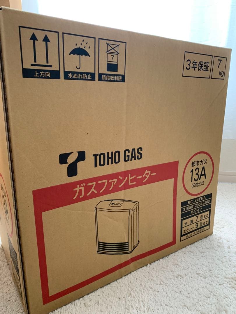TOHO GAS ガスファンヒーター RC-24FHA