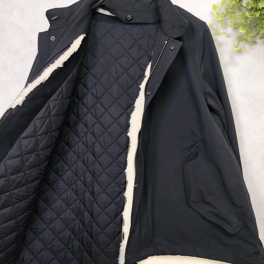 ア*ト様 ザリラクス ボアライナー付き 3way ショートモッズコート ブラック